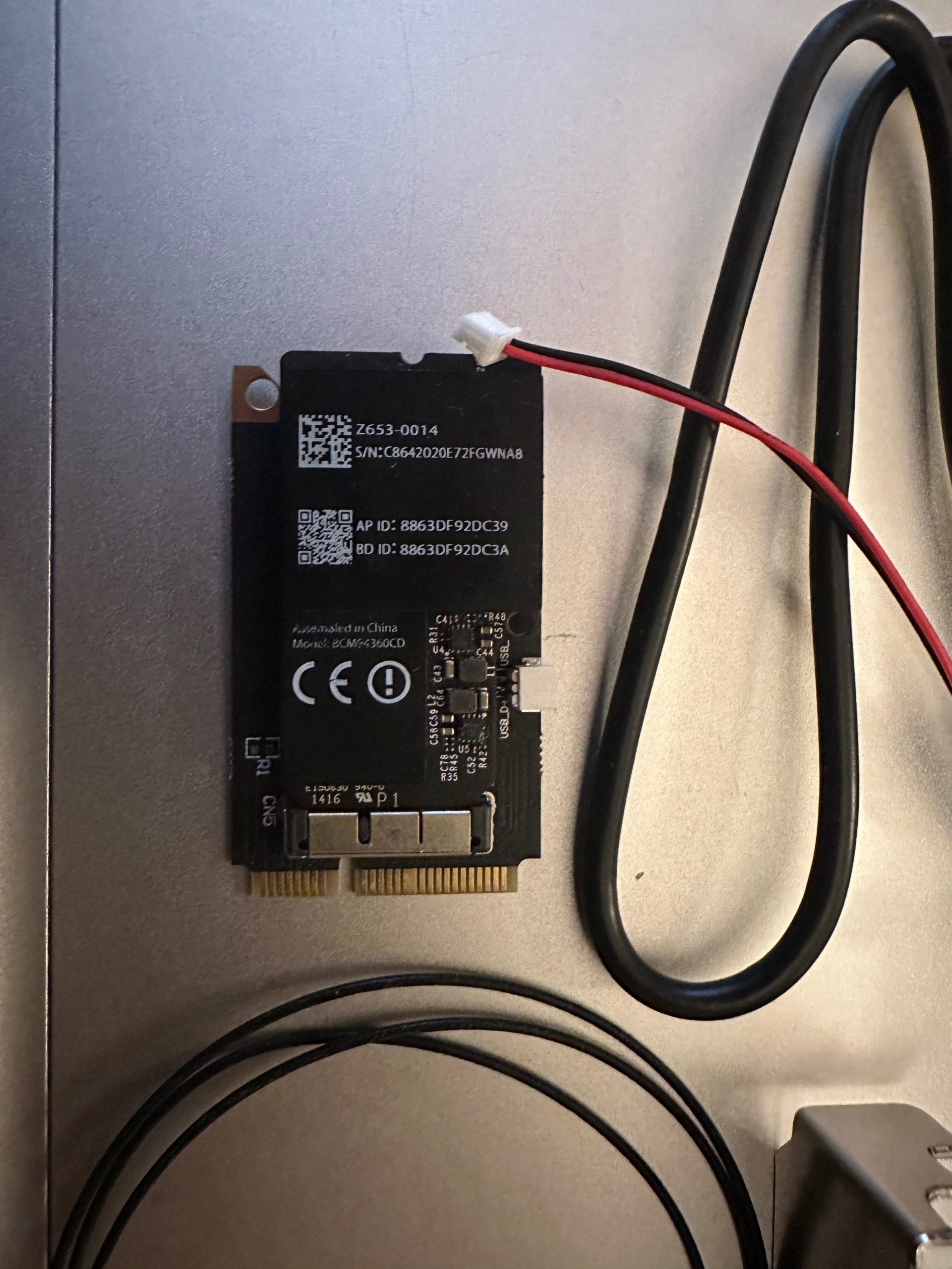 MacPro 4.1 and 5.1 WiFi and BT Upgrade Kit (Including BCM94360CD) - Image 4