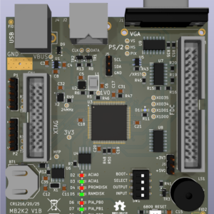 Microbox 2K2 6809 and FLEX based single board computer (Assembled and Tested)